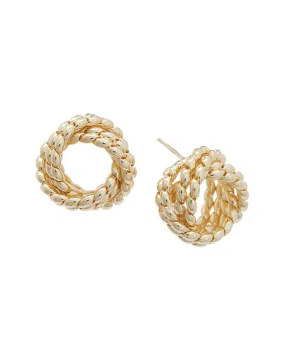 Juvell 18k Plated Twisted Earrings In Gold