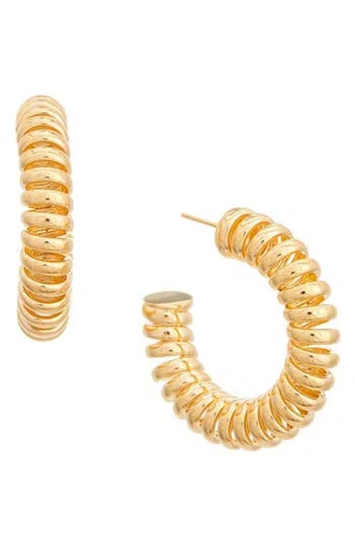 Juvell 18k Plated Hoop Earrings In Gold