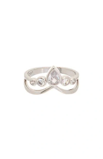 JUVELL JUVELL CUBIC ZIRCONIA CROWN RING