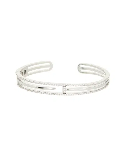 Juvell Cz 18k Plated Bangle Bracelet