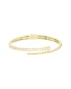 Juvell Cz 18k Plated Bangle Bracelet