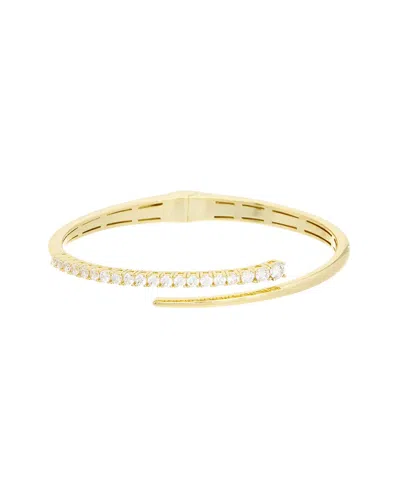 Juvell Cz 18k Plated Bangle Bracelet