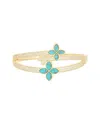 Juvell Cz 18k Plated Bangle Bracelet