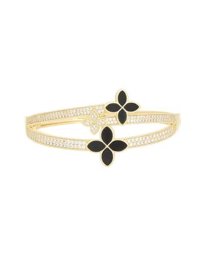 Juvell Cz 18k Plated Bangle Bracelet