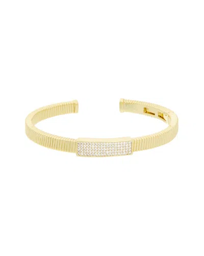 Juvell Cz 18k Plated Bangle Bracelet