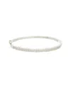 Juvell Cz 18k Plated Bangle Bracelet