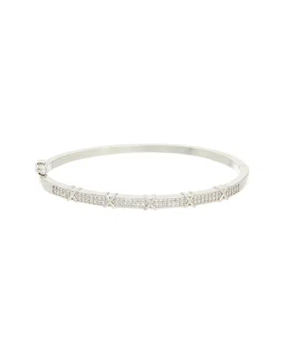 Juvell Cz 18k Plated Bangle Bracelet