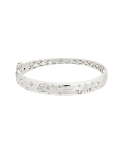 Juvell Cz Bangle Bracelet In Brown