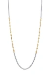 Juvell Cz Segment Chain Necklace In Multi