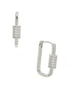 Juvell Square Hoop Earrings In Metallic