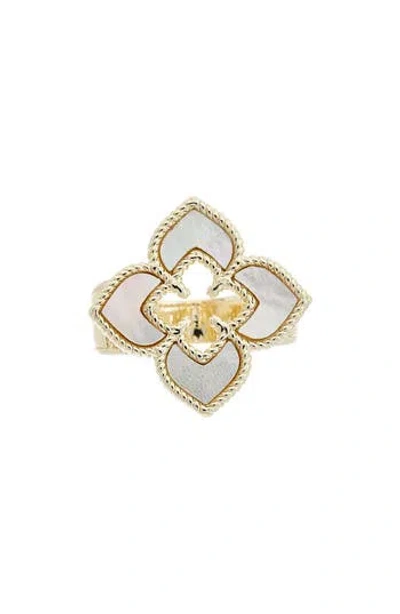 Juvell 18k Plated Pearl Ring In Gold