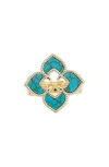 Juvell 18k Plated Turquoise Ring In Multi