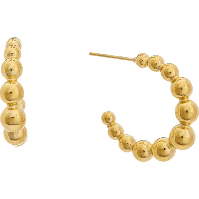 Juvell Graduated Bubble Hoop Earrings In Gold