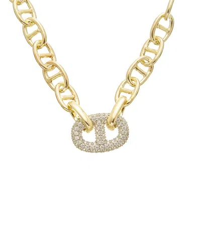 Juvell 18k Cz Necklace In Gold