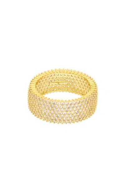 Juvell Pavé Cubic Zirconia Band Ring In Neutral