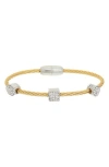 Juvell Pavé Station Bracelet In Brown