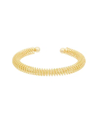 Juvell Plated Cuff Bangle Bracelet In Gold