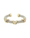 Juvell Plated Cz Bracelet In Silver