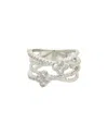 Juvell Plated Cz Ring In Metallic