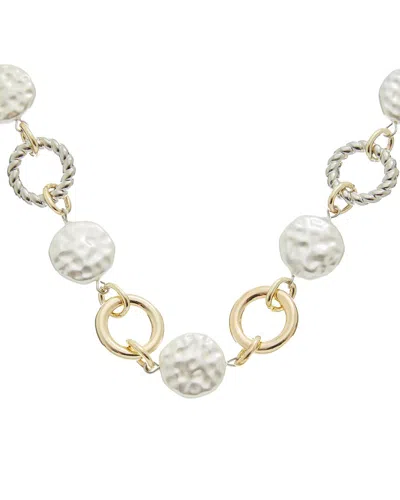 Juvell Plated Pearl Necklace In Gold