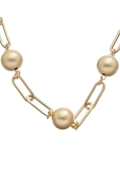 Juvell Station Chain Necklace In Yellow