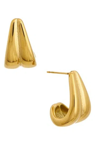 Juvell 18k Plated Hoop Earrings In Gold