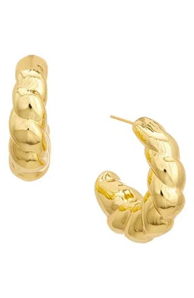 Juvell 18k Plated Hoop Earrings In Gold