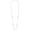 Juvell Two-tone Cubic Zirconia Station Long Necklace In Multi