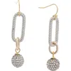 Juvell Two-tone Drop Earrings In Multi