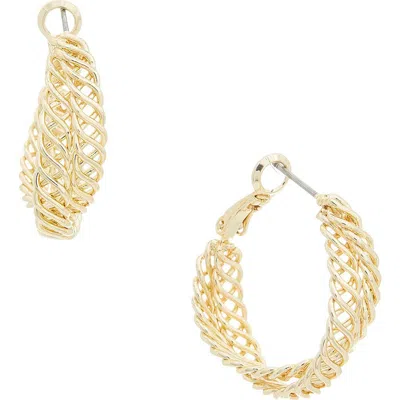 Juvell Plated Hoop Earrings In Gold
