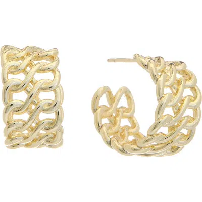 Juvell Woven Hoop Earrings In Gold