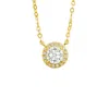 Juvetti Women's Gold / White Mars Gold Necklace Set With Diamond In Gold