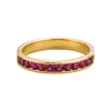 Juvetti Women's Red / Gold Margo Ring In Ruby In Multi