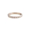Juvetti Women's White / Silver Salto Ring In Diamonds Set With White Gold