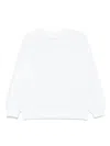 Juvia Cotton-blend Sweatshirt In White