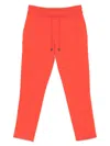 Juvia Cotton-blend Track Pants In Orange