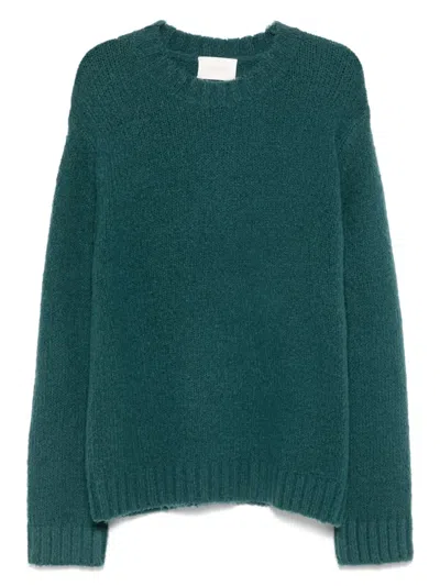Juvia Crew-neck Sweater In Green