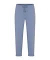 Juvia Drawstring Waist Casual Pants In Blue
