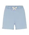 Juvia Drawstring Waist Shorts In Blue