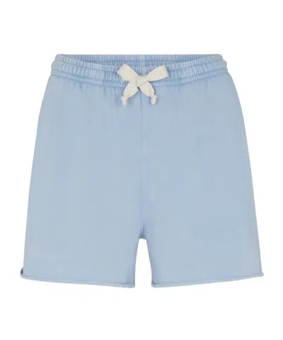 Juvia Drawstring Waist Shorts In Blue
