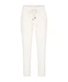 Juvia Drawstring Waist Sweatpants In White