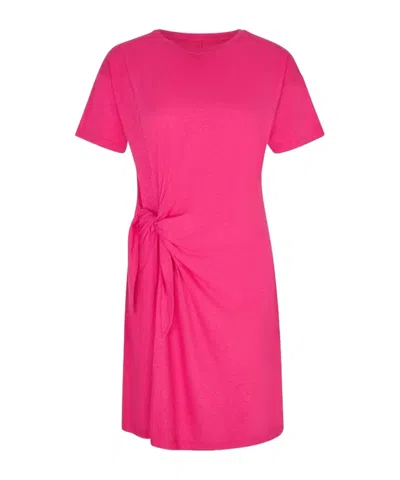 Juvia Knot Detail Dress In Pink