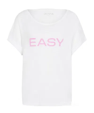 Juvia Logo T-shirt In White
