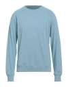 Juvia Man Sweatshirt Sky Blue Size M Cotton