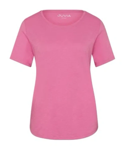 Juvia Short-sleeved T-shirt In Pink