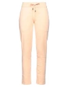 Juvia Woman Pants Apricot Size S Cotton, Polyester In Orange