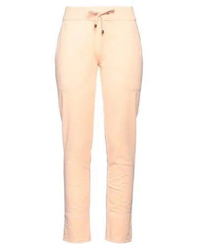 Juvia Woman Pants Apricot Size S Cotton, Polyester In Orange