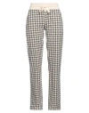 Juvia Woman Pants Beige Size M Cotton, Polyester In Beige