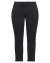 Juvia Woman Pants Black Size S Cotton, Polyester