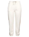 Juvia Woman Pants Cream Size Xl Cotton, Polyester